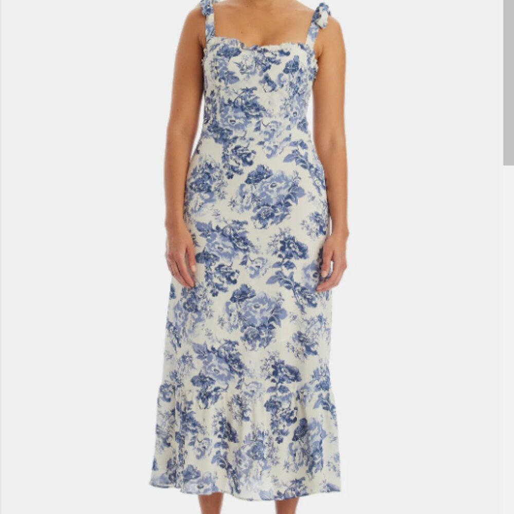 O.P.T. Toile De Jouy Sweetheard Dress NWT